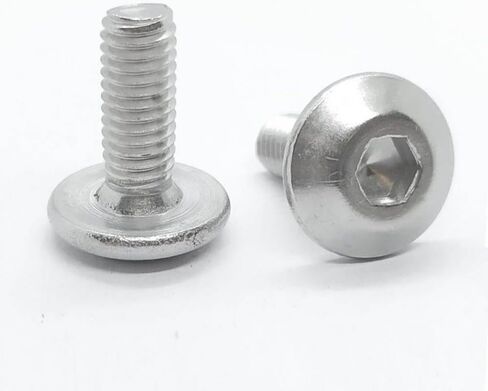 10 قطع كبيرة شقة رئيس مسدس المقبس مسامير البراغي M6 M6X16mm متوافق مع دراجة نارية الدراجة سكوتر الذيل لوحات in Saudi Arabia