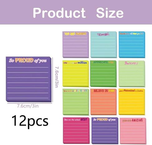 12pcs Cute Cat Sticky Notes, Creative Journal Convenience Stickers, Suitable for Notebook and Note Taking Occasions in Saudi Arabia