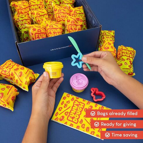 مجموعة معجون اللعب من بونيكو مع قوالب وأكياس جودي، عبوة من 16 هدية للحفلات للأطفال من سن 3 إلى 9 سنوات. هدايا بالجملة، ألعاب أطفال، ألعاب عيد ميلاد صغيرة، حشوات للجوارب، مجموعة الفنون والحرف اليدوية للفصل الدراسي in Kuwait