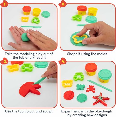 مجموعة معجون اللعب من بونيكو مع قوالب وأكياس جودي، عبوة من 16 هدية للحفلات للأطفال من سن 3 إلى 9 سنوات. هدايا بالجملة، ألعاب أطفال، ألعاب عيد ميلاد صغيرة، حشوات للجوارب، مجموعة الفنون والحرف اليدوية للفصل الدراسي in Kuwait