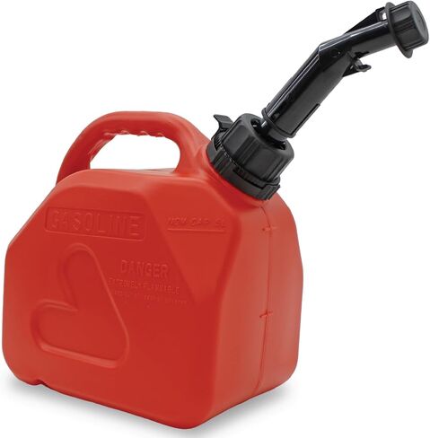 LAUCO Portable Marine Fuel Tank Caddy – 5 Liter Wheeled Gas & Diesel Container with Transfer Hose and Nozzle, Mobile Fuel Storage for Boats, Docks, Farm, Shop & Garage 87252 in Saudi Arabia