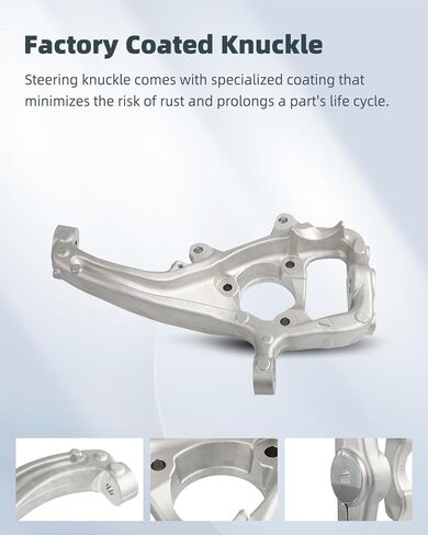 SCITOO 698-238 Front Steering Knuckle Assembly Right Fit for 2003-2021 for Dodge Ram 1500 for Ram 1500,1500 Classic 1PC in Saudi Arabia
