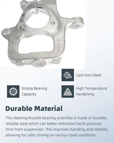 SCITOO 698-238 Front Steering Knuckle Assembly Right Fit for 2003-2021 for Dodge Ram 1500 for Ram 1500,1500 Classic 1PC in Saudi Arabia
