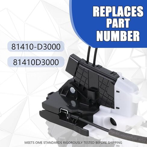 Door Lock Actuator Rear Left Driver Side Compatible with 2016-2020 Hyundai Tucson Door Latch Replacement 81410-D3000 81410D3000 in Saudi Arabia