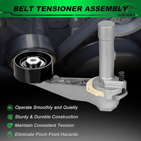 39127 Belt Tensioner Assembly with Pulley for:-MINI Cooper 2007 2008 2009 2010 2011 2012 2013 2014 2015 1.6L, for:- Cooper Countryman Paceman 2011-2015 1.6L L4 OE# 39127, 11287571015 in Saudi Arabia
