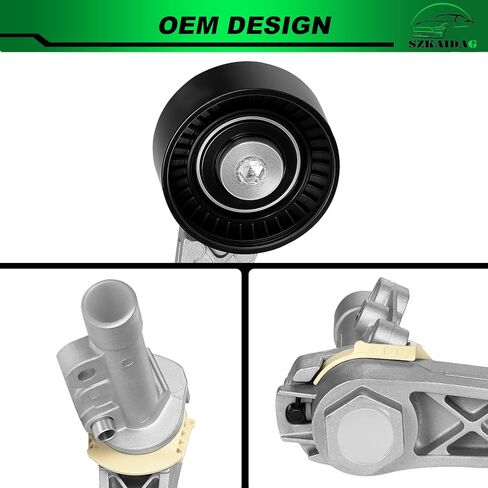 39127 Belt Tensioner Assembly with Pulley for:-MINI Cooper 2007 2008 2009 2010 2011 2012 2013 2014 2015 1.6L, for:- Cooper Countryman Paceman 2011-2015 1.6L L4 OE# 39127, 11287571015 in Saudi Arabia
