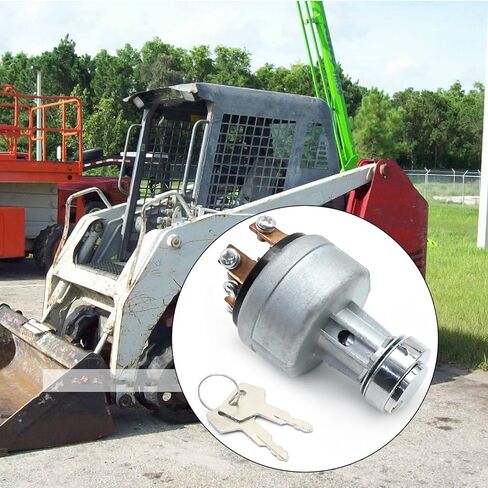 1700100023 Ignition Starter Switch, Replacement for Takeuchi Excavator TL130 TL150 TB125 TB135 TB145 TB175 H806 Tractor, Replaces 1700100052 1700100072 in Saudi Arabia