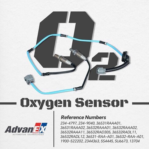 2Pcs O2 Sensor 234-4797 234-9040 Upstream Downstream Compatible with 2003-2007 Honda Accord Replaces 13704 36531RAAA01 36531RAAA02 2344363 in Saudi Arabia