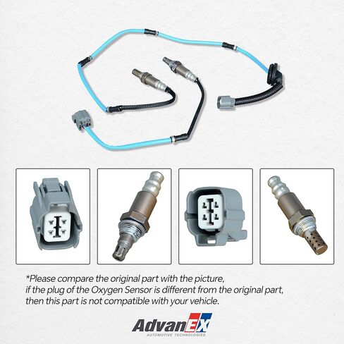 2Pcs O2 Sensor 234-4797 234-9040 Upstream Downstream Compatible with 2003-2007 Honda Accord Replaces 13704 36531RAAA01 36531RAAA02 2344363 in Saudi Arabia