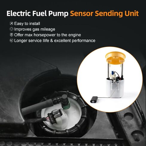 Electric Fuel Pump Assembly Compatible With Mercedes-Benz E320 E350 E500 CLS500 2003-2009 V8 3.2L 3.5L 5.0L Replace E8530M P76500M 2114704094 in Saudi Arabia