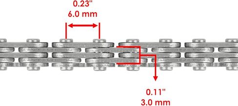 Caltric Oil Pump Drive Chain Compatible with Honda TRX680FA FourTrax Rincon 2006-2022 in Saudi Arabia