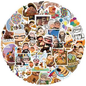 50Pcs Cute Cartoon Star War Character Stickers - Movie Decorative Waterproof Decal Stickers for Kids, Teens & Adults for Water Bottle Laptop Toy Sticker (Star War) in Saudi Arabia