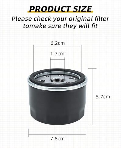 16097-0008 Oil Filter Compatible for Kawasaki Ninja 300 400 500 650 1000 Prairie 300 360 400 Bayou 400 Vulcan 2000 1700 1600 1500 900 800 750 650 500 ZX-10R ZX-7 ZX-6 ZX-14R… in Kuwait
