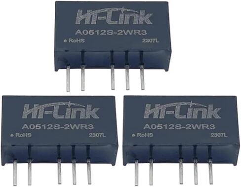 10pcs/Lot ±12V ±84mA 2W DC DC Dual Output Isolated Power Supply Module A0512S-2WR3 Power Converter in Saudi Arabia