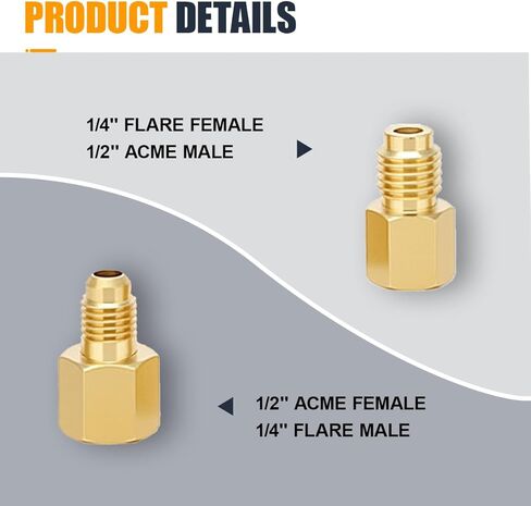 R134A Can Tap Kit, Brass R134 Self-Sealing & Single Puncture Refrigerant Can Taps with Valve Core Removal Tool & Convert Adapters, Automotive AC System Charging Accessory for Most Cars (1Set) in Saudi Arabia