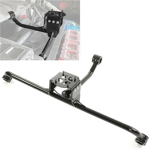 ECOTRIC Spare Tire Mount Rack Carrier Holder Compatible with 2017-2025 Can-Am Maverick X3 Turbo X3 Max R Ds Steel Hold Up to 32" Tire UTV Powder Coated in Saudi Arabia