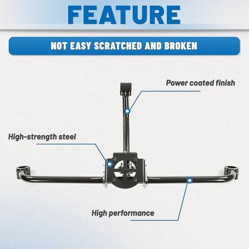 ECOTRIC Spare Tire Mount Rack Carrier Holder Compatible with 2017-2025 Can-Am Maverick X3 Turbo X3 Max R Ds Steel Hold Up to 32" Tire UTV Powder Coated in Saudi Arabia