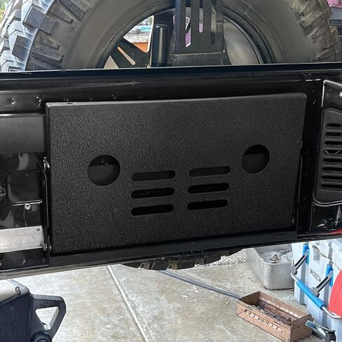 KUAFU Tailgate Table Rear Door Foldable Shelf Compatible with 2007-2024 Jeep Wrangler JK JKU Drop Down Cargo Storage Shelf Luggage Holder Carrier Outdoor Camping Storage Rack Accessories in Saudi Arabia