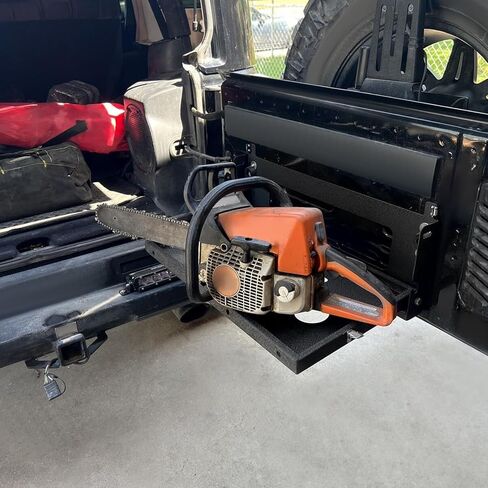 KUAFU Tailgate Table Rear Door Foldable Shelf Compatible with 2007-2024 Jeep Wrangler JK JKU Drop Down Cargo Storage Shelf Luggage Holder Carrier Outdoor Camping Storage Rack Accessories in Saudi Arabia