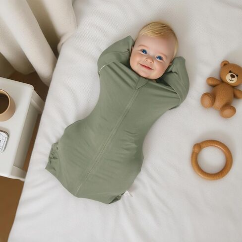 MEXXI Swaddle Baby Sleep Sack With Arms Up, 2 Pack Baby Swaddle,0.5 TOG, S in Saudi Arabia