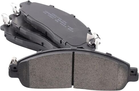 Front and Rear Brake Pad Set Ceramic Hardware Compatible with 2018-2021 Nissan LEAF in Saudi Arabia