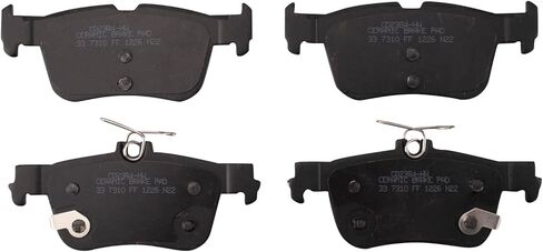 Front and Rear Brake Pad Set Ceramic Hardware Compatible with 2021-2022 Ford Mustang Mach-E in Saudi Arabia