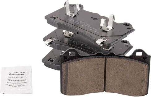 Front and Rear Brake Pad Set Ceramic Hardware Compatible with 2021-2022 Ford Mustang Mach-E in Saudi Arabia