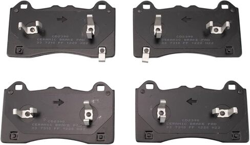Front and Rear Brake Pad Set Ceramic Hardware Compatible with 2021-2022 Ford Mustang Mach-E in Saudi Arabia
