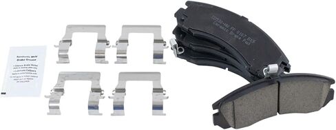 Front and Rear Brake Pad Set Ceramic Hardware Compatible with 1997-2000 Mitsubishi Montero Sport in Saudi Arabia