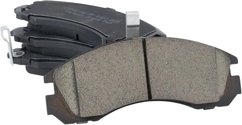 Front and Rear Brake Pad Set Ceramic Hardware Compatible with 1997-2000 Mitsubishi Montero Sport in Saudi Arabia