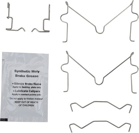 Front and Rear Brake Pad Set Ceramic Hardware Compatible with 1997-2000 Mitsubishi Montero Sport in Saudi Arabia