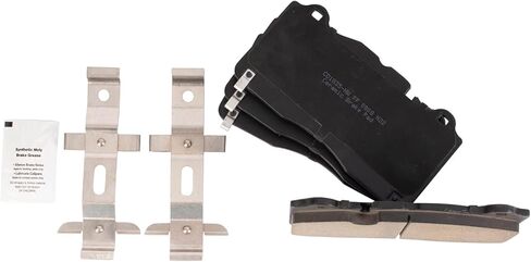 Front and Rear Brake Pad Set Ceramic Hardware Compatible with 2016-2019 Cadillac CTS in Saudi Arabia