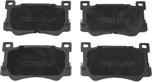 Front and Rear Brake Pads Ceramic Hardware Compatible with 2017-2019 Genesis G90 in Saudi Arabia