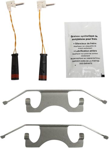Front and Rear Brake Pad Set Ceramic Hardware Compatible with 2012-2017 Mercedes-Benz CLS550 2012-2014 E550 in Saudi Arabia