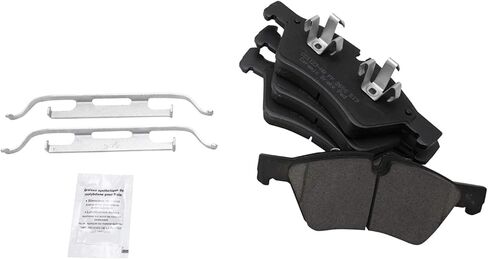 Front and Rear Brake Pad Set Ceramic Hardware Compatible with 2006-2009 Mercedes-Benz E350 2004-2006 E500 2007-2009 E550 in Saudi Arabia