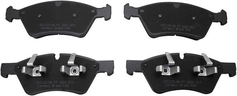 Front and Rear Brake Pad Set Ceramic Hardware Compatible with 2006-2009 Mercedes-Benz E350 2004-2006 E500 2007-2009 E550 in Saudi Arabia