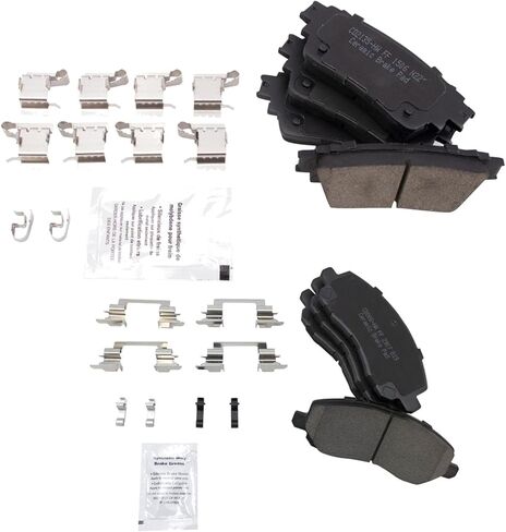 Front and Rear Brake Pad Set Ceramic Compatible with 2017-2019 Mitsubishi Outlander in Saudi Arabia