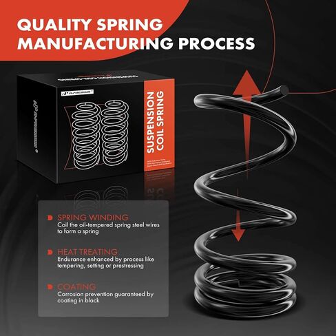 A-Premium 2Pcs Rear Suspension Coil Spring Set Compatible with Nissan Pathfinder 1996 1997 1998 1999, Driver and Passenger Side in Saudi Arabia