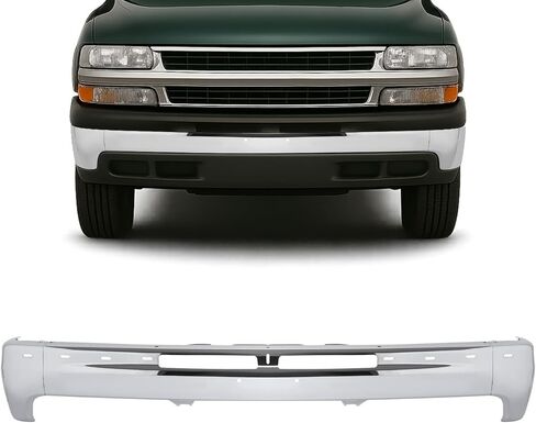 شريط وجه المصد الأمامي من KUAFU متوافق مع 1999-2006 Chevy/Chevrolet Silverado 1500/1500 HD/2500/2500 HD/3500، Suburban 1500/2500، استبدال Tahoe لـ 12335826-PFM GM1002375 in Saudi Arabia