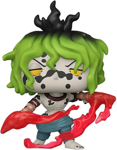 Pop Anime: Demonslayer - شخصية Gyutaro Blood Attack الحصرية من الفينيل متضمنة مع واقي صندوق متوافق مع Funko in Saudi Arabia