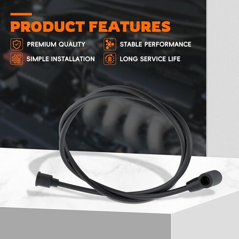 Spark Plug Wire Set Compatible with Ford 2N 9N 8N Tractor New-Holland Front Mount Distributors Spark Plug Wire Set 4 Cylinder Replaces 9N12259A 9N12259B 9N12287A in Saudi Arabia