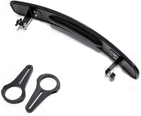 SuperATV 17" Curved Rear View Mirror for Hisun Sector/Crew / 250/450 / 550/750 / 1000 / Hisun Strike (See Fitment) | Mounts to 1.875" Diameter Cage | 17" x 3" Convex Mirror | Wide Viewing Angle in Saudi Arabia