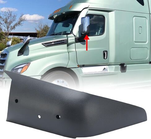 Right Black Door Side Mirror Arm Cover Compatible With Freightliner Cascadia 2018 2019 2020 2021 2022 2023 Passenger Side in Saudi Arabia