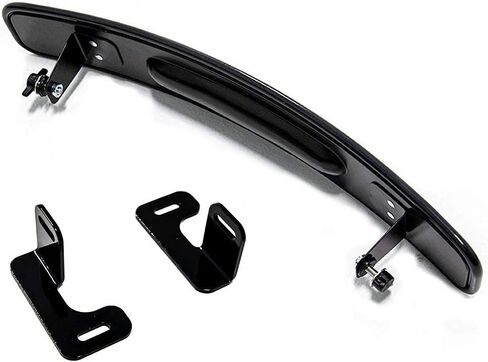 SuperATV 17" Curved Polaris Ranger Rear View Mirror (See Fitment) | Bolt-On Brackets | Measures 17" x 3" | Perfect for Work or Play | UTV Rear View Mirror Made of Aluminum | USA Made | in Saudi Arabia