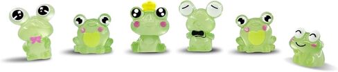 6PCS Luminous Frog Car Dashboard Decor, Frogs Car Accessories, Cute Frog Auto Accessory Adorable Frogs Figurines, Rear View Mirror & Dashboard Decorations Fit Women Men (Luminous Frog) in Saudi Arabia