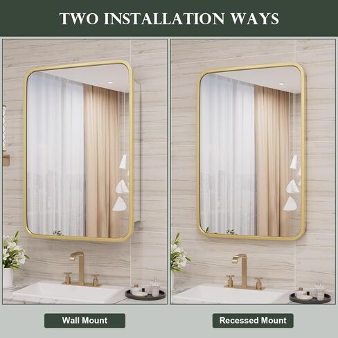 WallBeyond Full Length Mirror with Stand 64" x 21", Large Rectangle Floor Mirror Full Length Wall-Mounted for Living Room Bedroom Bathroom Aluminum Frame Standing or Leaning Hanging in Kuwait