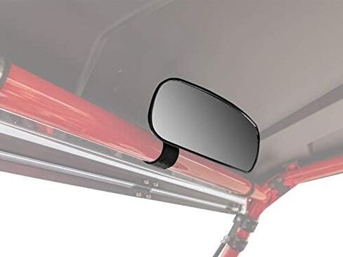 SuperATV UTV Rear View Mirror for Polaris General/Ranger/RZR (See Fitment) | Polaris Rear View Mirror Measures 10.25" x 4" | 2" Clamps | UTV Rear View Center Mirror Fully Adjustable in Saudi Arabia