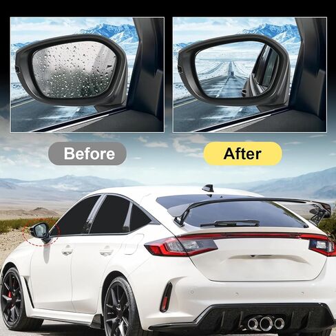 Door Mirror Left Driver Side Replacement For Honda Civic Sedan Hatchback 2022 2023 2024 2025, Replace HO1320351 Black 7Pins in Saudi Arabia