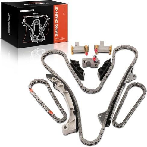 A-Premium 10-PC Engine Timing Chain Kit Compatible with Toyota Camry, Highlander, Sienna, Avalon, Venza & Lexus RX350, RX450h, ES350, IS250, IS350, GS300, GS350, GS450h - DOHC, V6 2.5L 3.0L 3.5L in Saudi Arabia