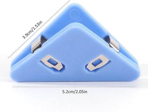 10Pcs Plastic Triangular Binder Clips Set, Office School Use, Colorful Paper Clips for Holding Many Documents in Saudi Arabia